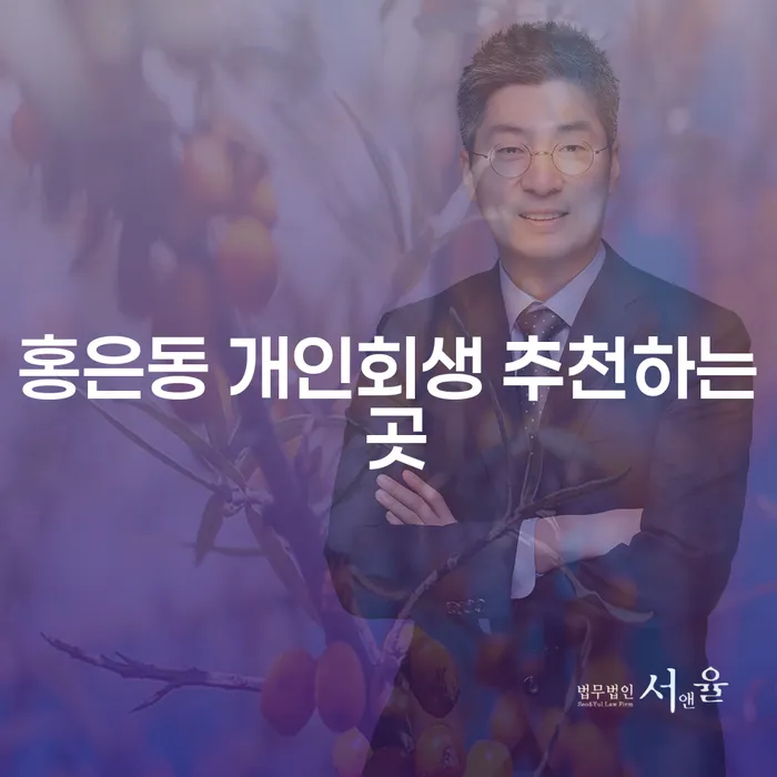 홍은동 개인회생 추천하는 곳