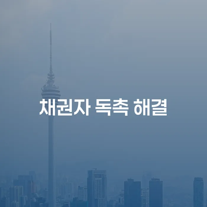 채권자 독촉 해결: 어떻게 극복할 수 있을까요?