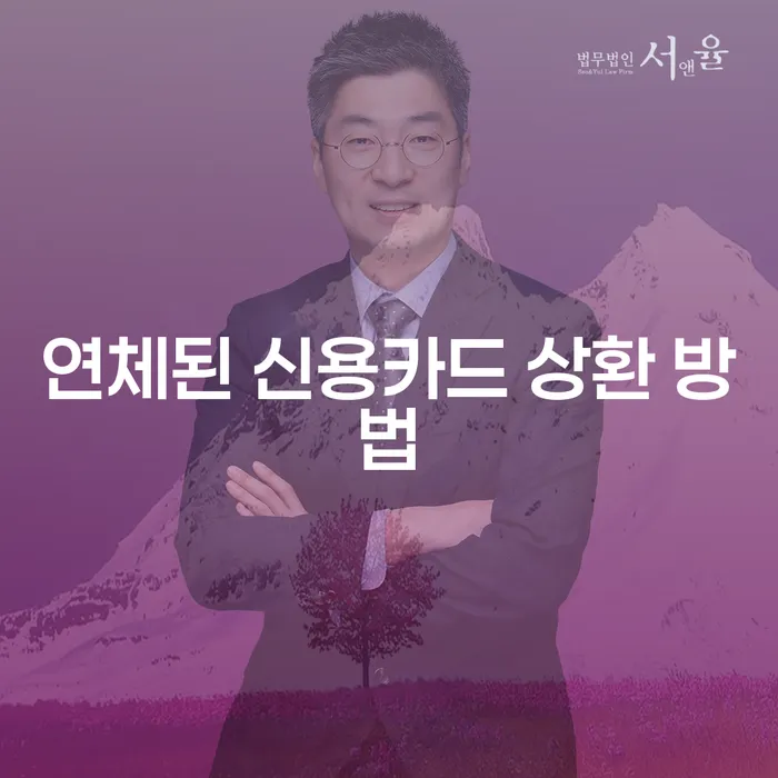 연체된 신용카드를 어떻게 상환할 수 있을까요?