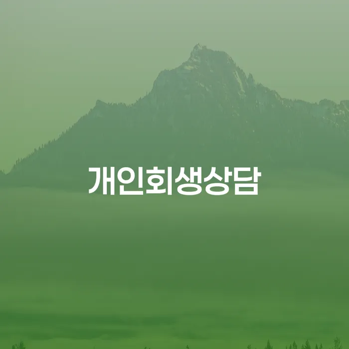 창신2동 개인회생상담의 중요성과 절차