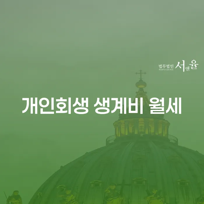 개인회생 신청 시 생계비와 월세 문제, 어떻게 해결할 수 있을까요?